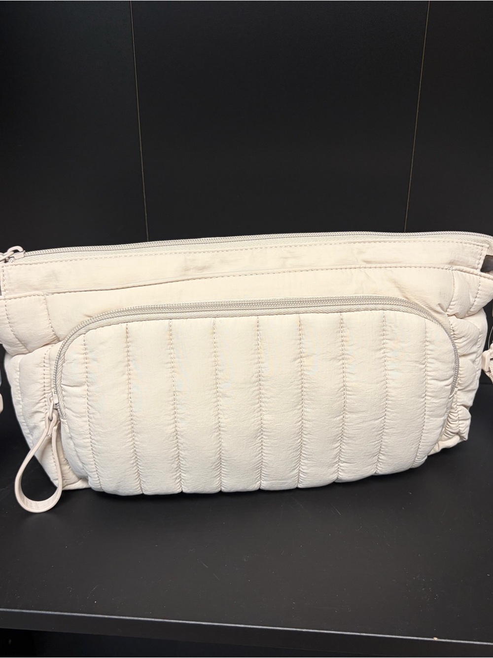 Cloud Island Stroller Organizer with Strap - Cream NWT